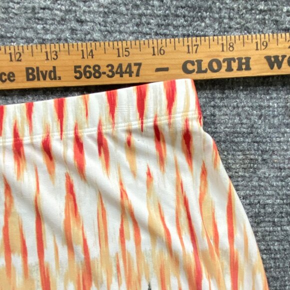 Chico's Skirt Women's 2 US Medium Asymmetrical Midi Tribal Boho Cottage Fairy‎ - Picture 9 of 16